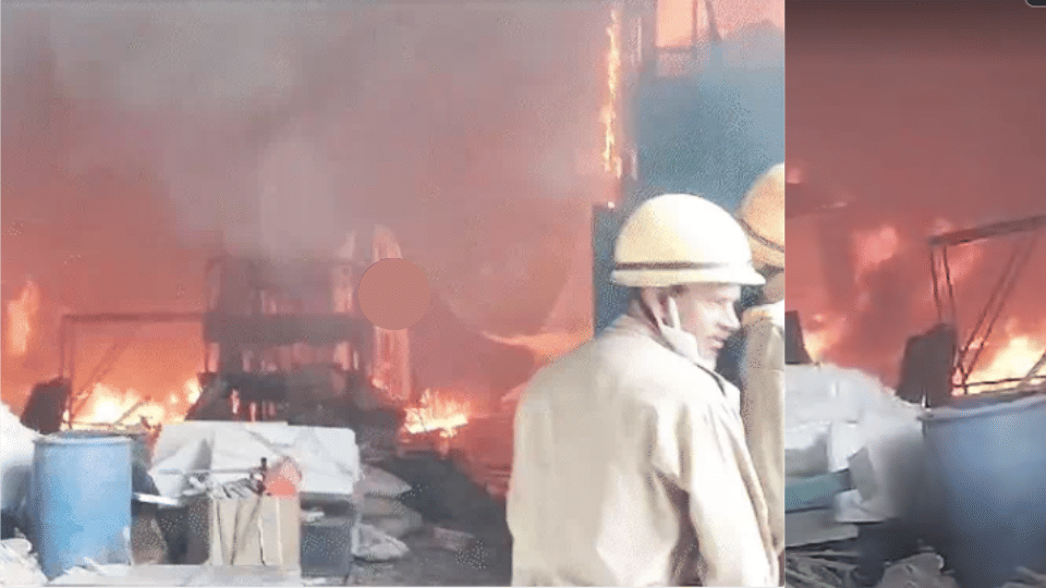 indore news fire accident