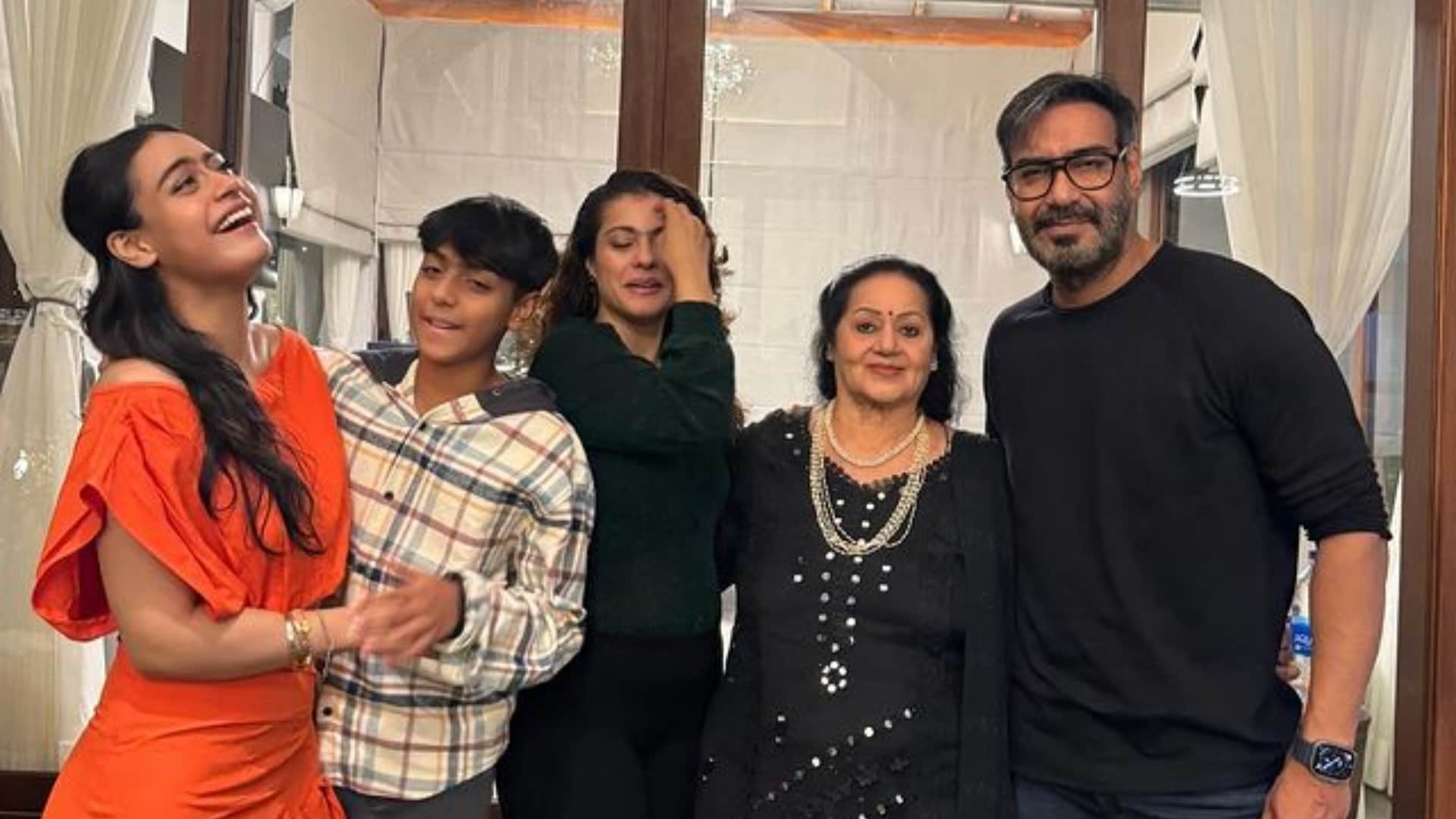 Kajol and Ajay Devgn are celebrating their son Yug 14th birthday today Couple shares post on Social Media