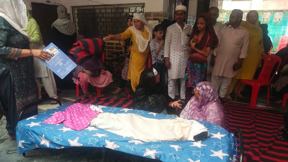 Meerut: The balcony of the building fell in the rain, the son of a property dealer died