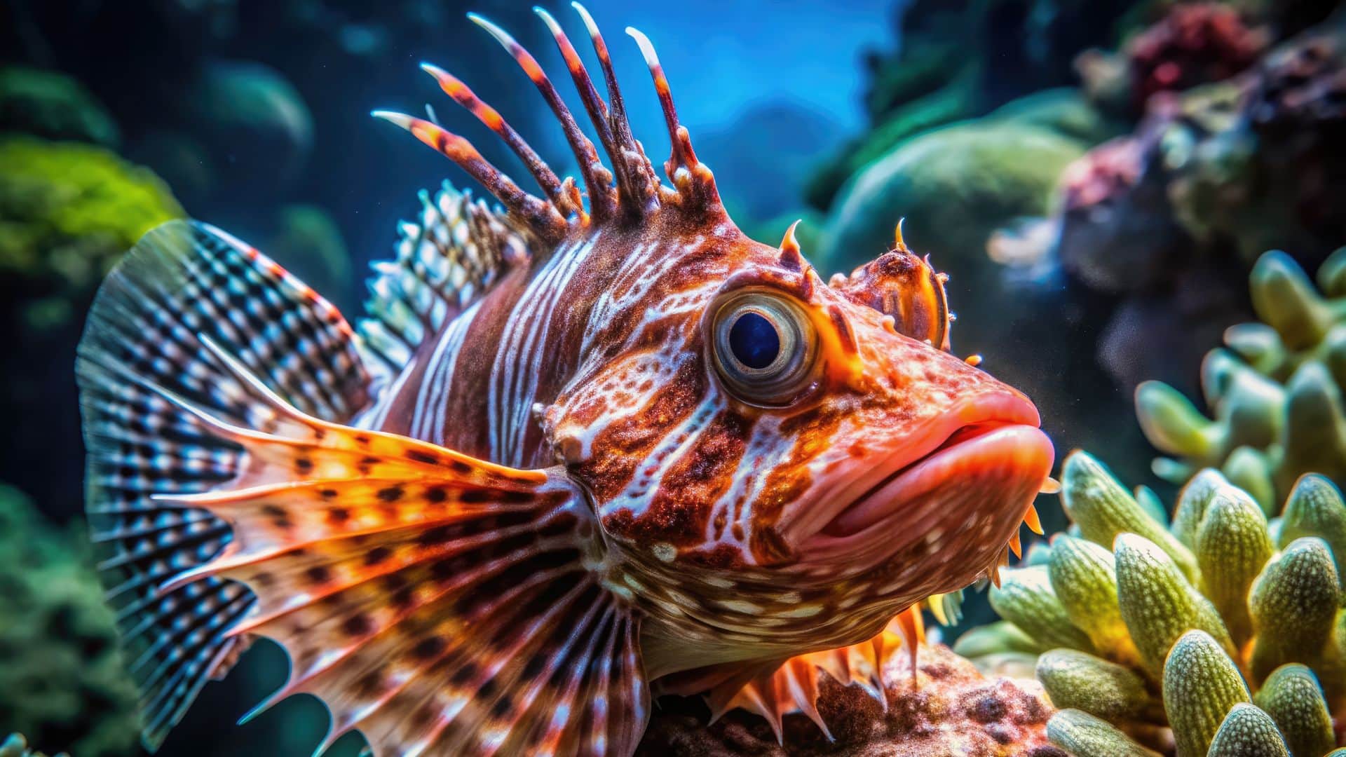 Scorpion Fish most poisonous machli gulf of mannar changes color like a chameleon in hindi