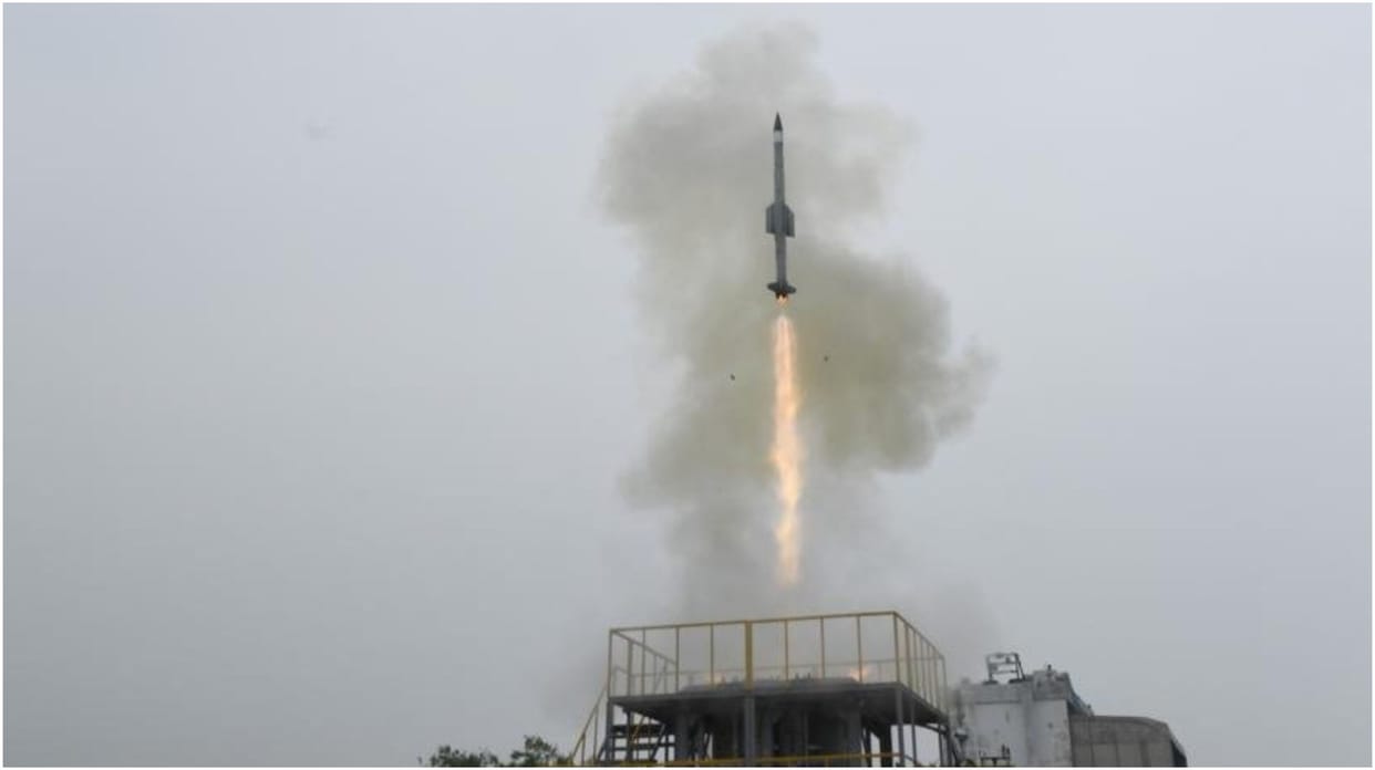 Indian Navy have scored back-to-back success DRDO Missile VL-SRSAM Test Odisha Chandipur Integrated Test Range