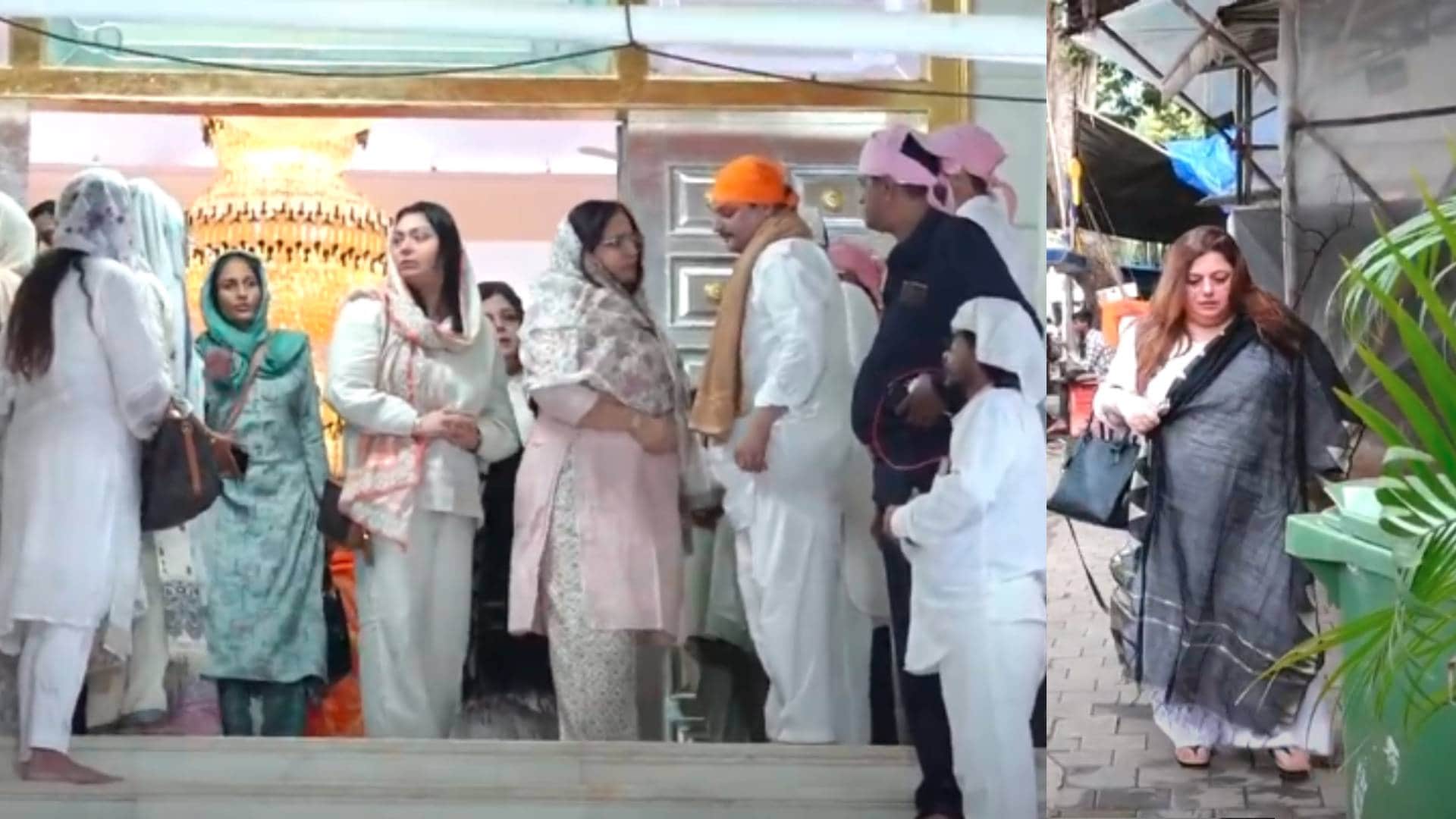 vikas J sethi Prayer Meeting at four BUNGLOW GURUDWARA Delnaaz Irani Mohammad Nazim expressed condolences