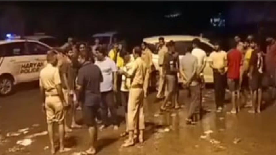 Underpass filled with 10 feet water, SUV drowned, one dead in Old Faridabad