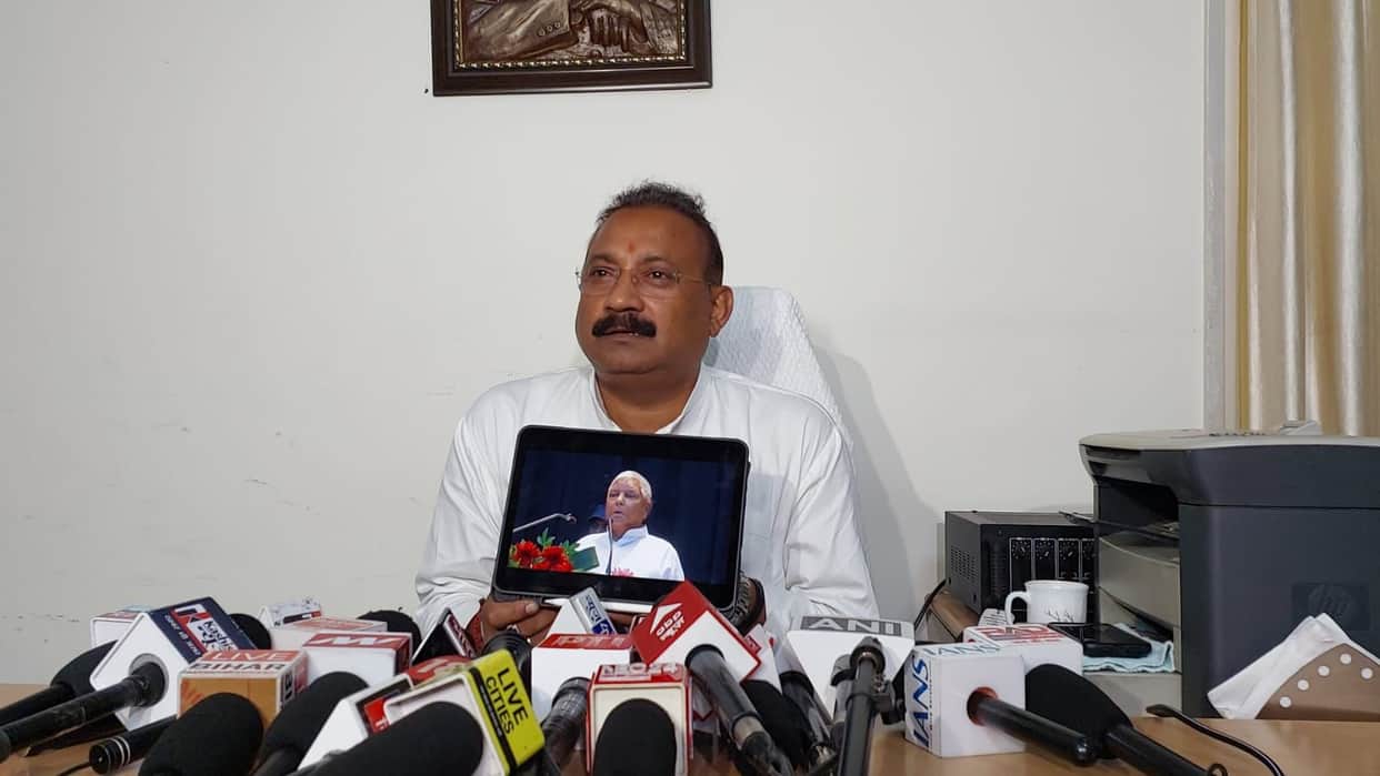 Bihar News: Minister Ashok Choudhary attacks Lalu Yadav and Tejashwi Yadav; Nitish Kumar, JDU, RJD, Jagdanand