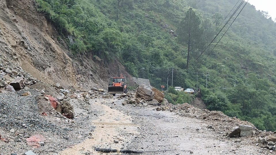 Five people died after being buried under debris and swept away in rivers and streams in Kumaon
