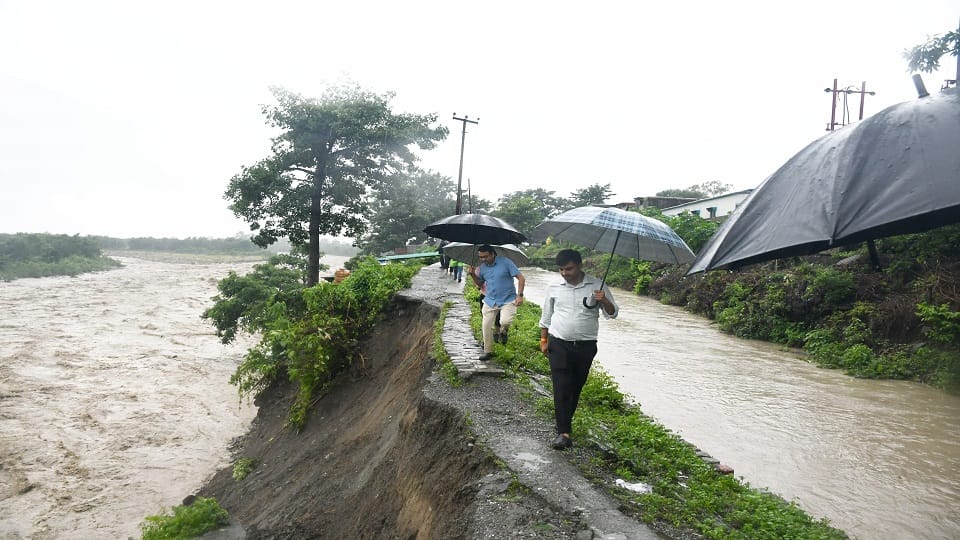 House demolished after being hit by Gaula in haldwani