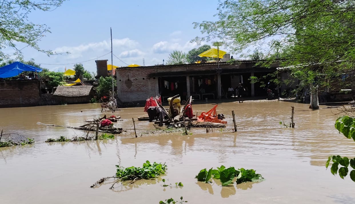 Rain wreaks havoc in UP: Rivers overflow in Awadh, 17 dead, deaths due to house collapse and lightning
