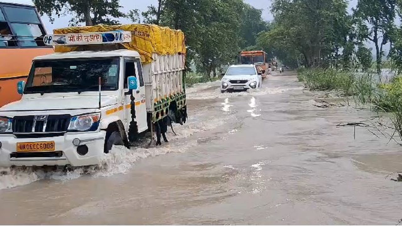Sharda river floods in Lakhimpur Kheri