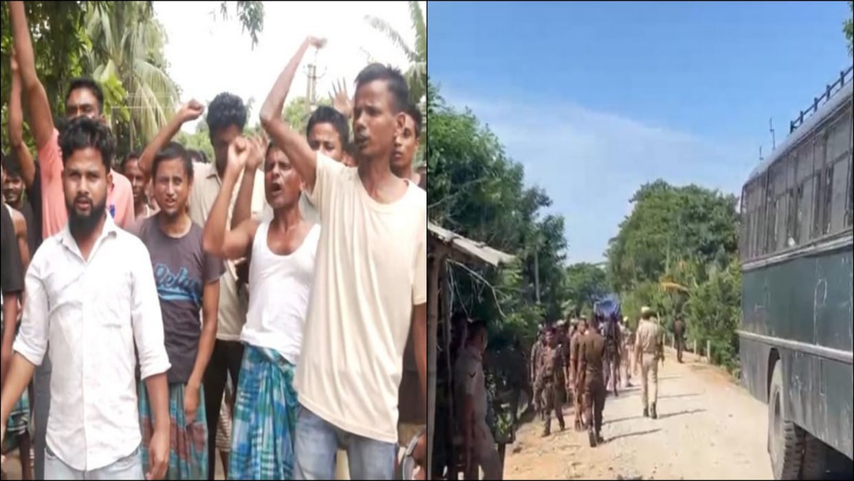 Locals prevent Cong team from visiting Assam eviction site