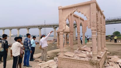 Police FIR against contractor in case of death of elderly man in roof collapse and two suspended in Varanasi