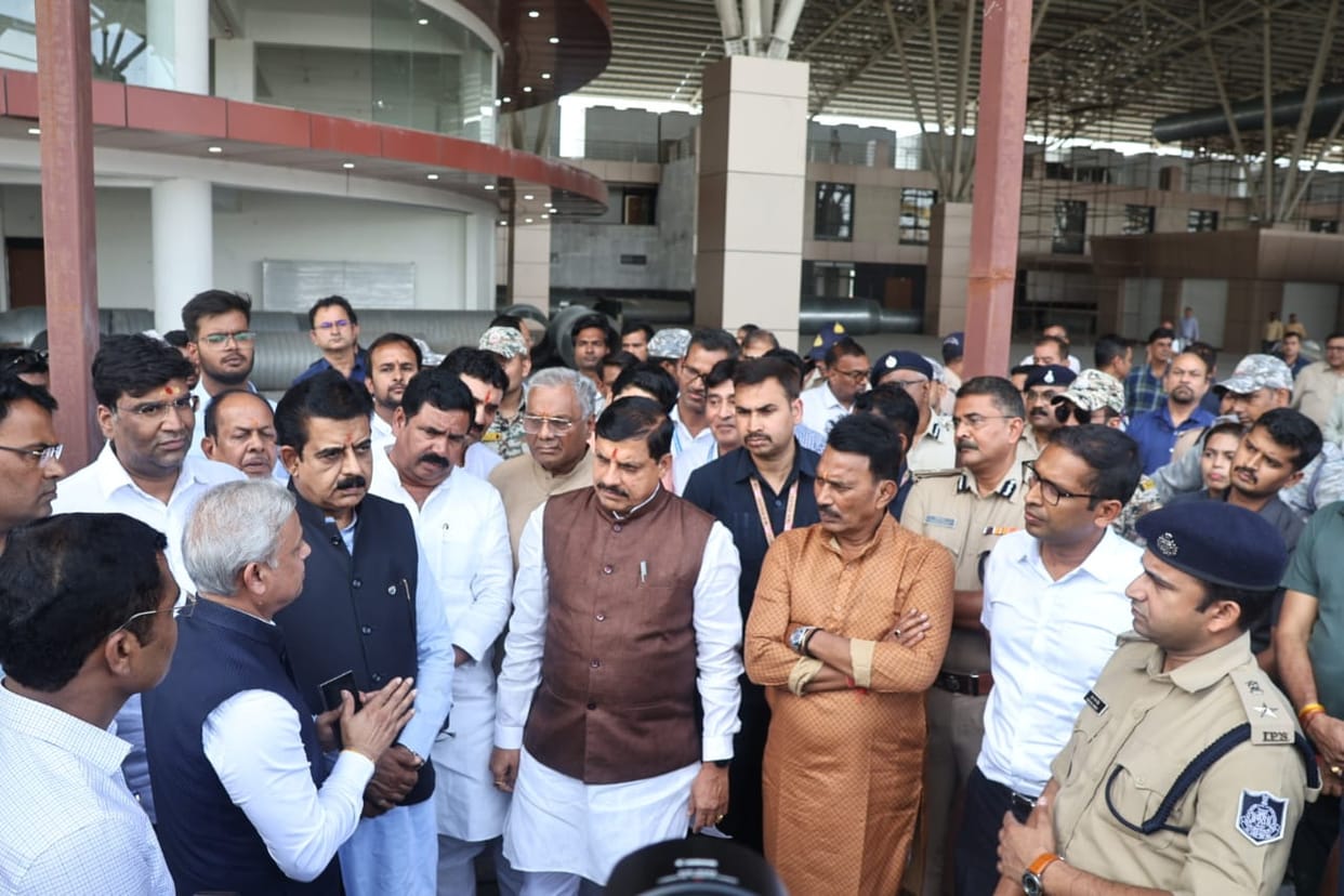 Indore: Mohan Chief Minister Yadav said - the new bus station looks like an airport.