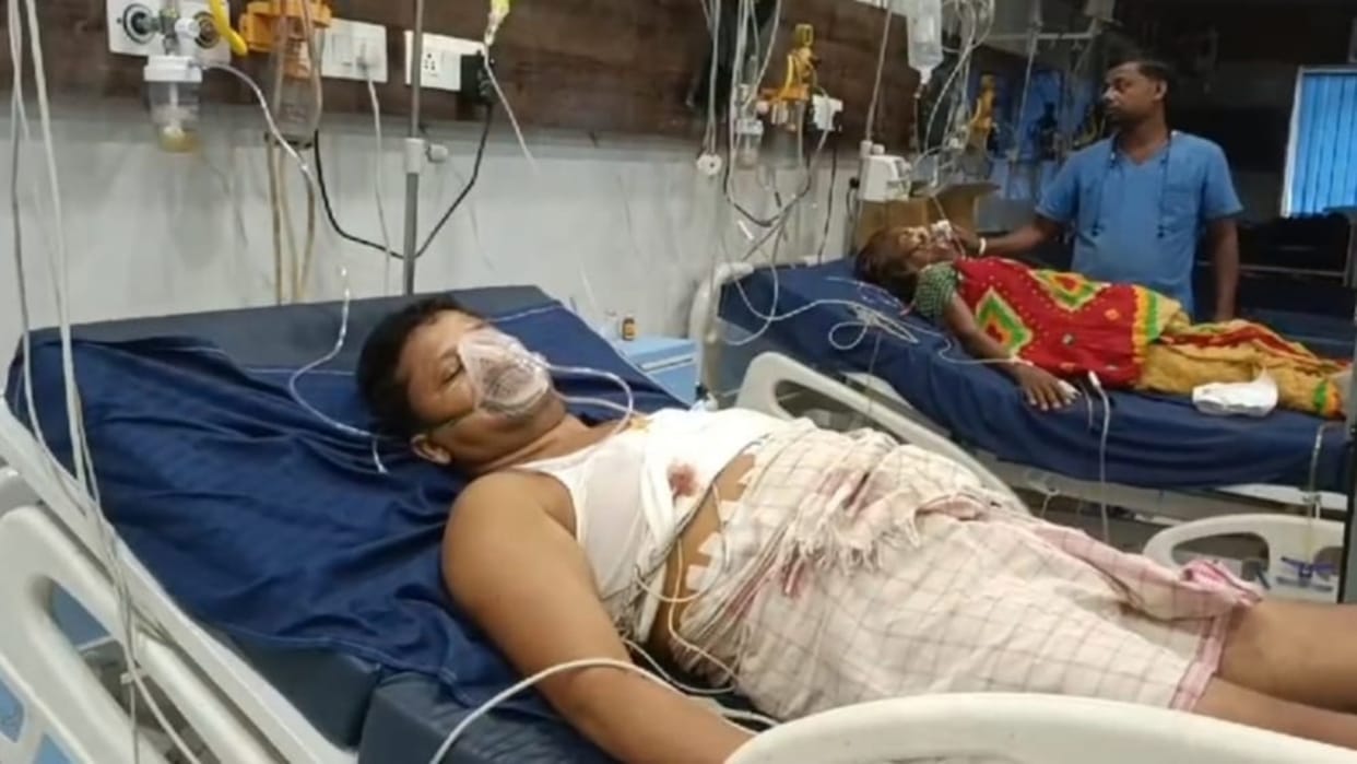 Saharsa News: A person seriously injured after being shot, neighbor attacked him over land dispute