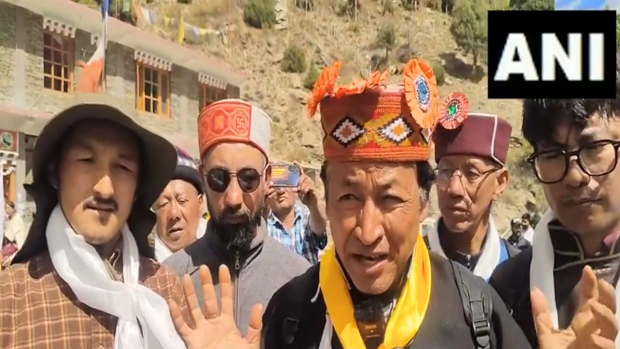 Sonam Wangchuk Padyatra Our aim is to spread the message of conservation of Himalayas to everyone