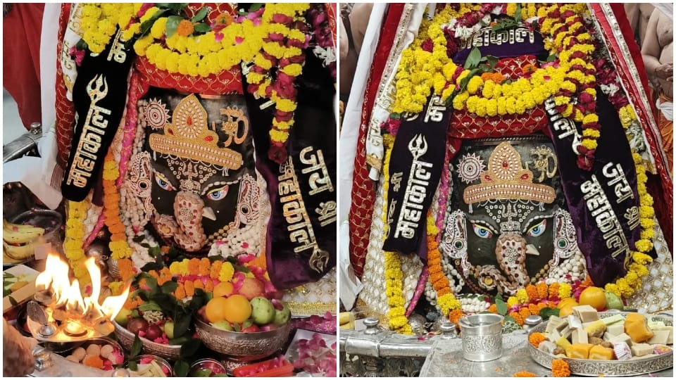Ujjain Mahakaleshwar Temple: Baba Mahakal decorated in the form of Lord Ganesha in Bhasma Aarti Hindi News