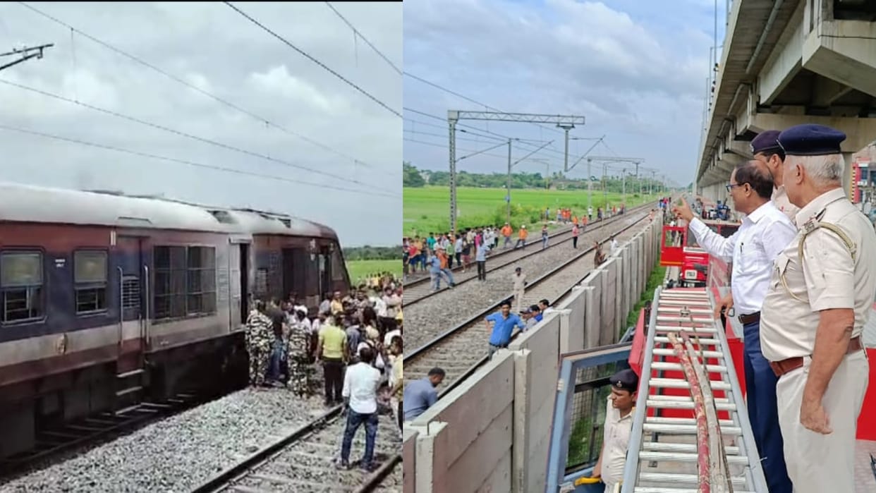 Bihar News : DMU Passenger Becomes Burning Train, going from Kishanganj to Siliguri