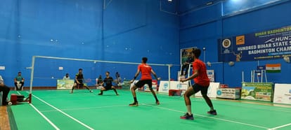 State Badminton Championship: Katihar and Samastipur dominate in Under 15 and Munger in Under 17 doubles.