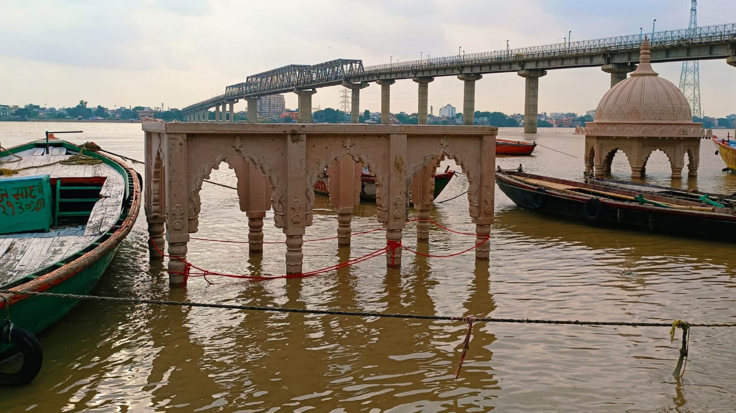 Flood In Varanasi Ghats submerged due to rising water level of Ganga
