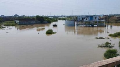 Prayagraj Flood : खतरे के निशान को कभी भी पार कर सकती हैं गंगा और यमुना, जिला प्रशासन ने जारी किया अलर्ट Prayagraj Flood Update: Ganga-Yamuna reached near danger mark, many localities in alluvial areas submerged