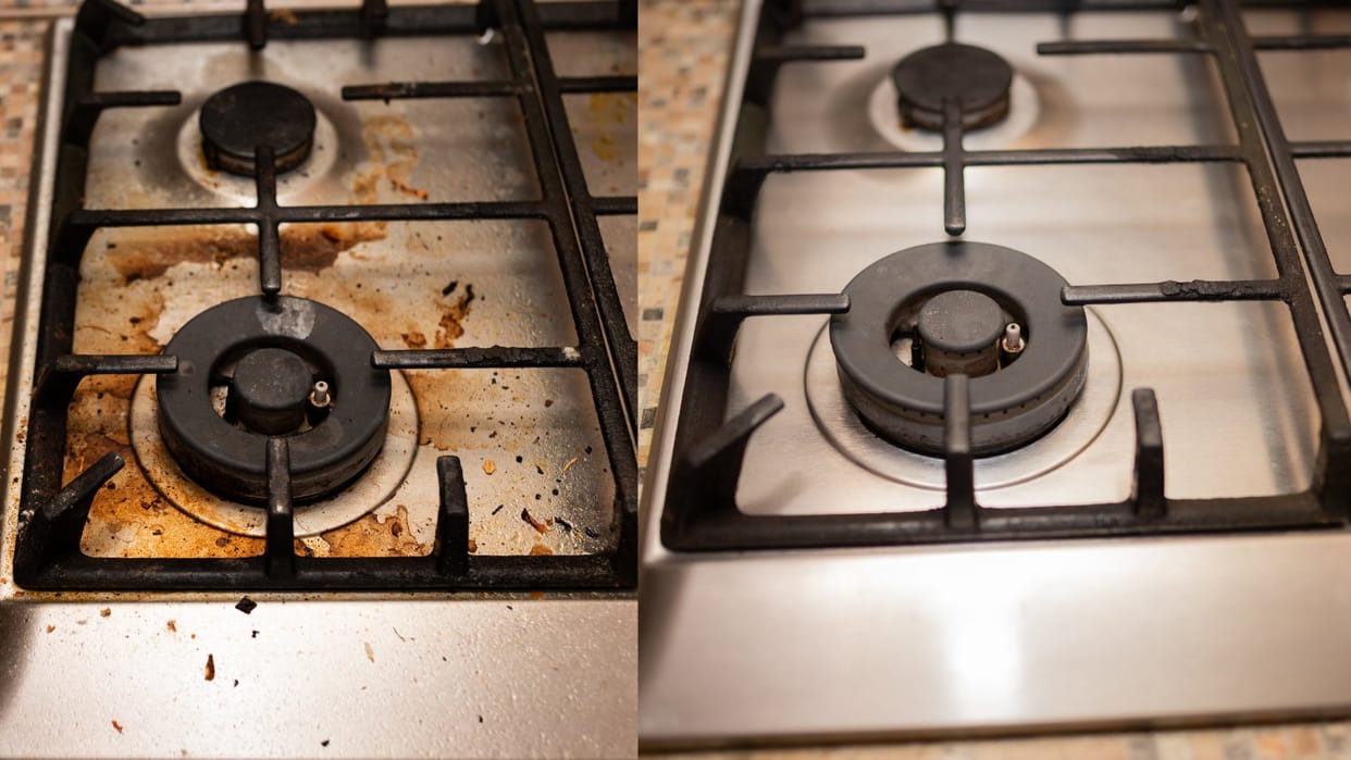Kitchen Cleaning Tips in hindi tips for clean gas stove in easy way in hindi