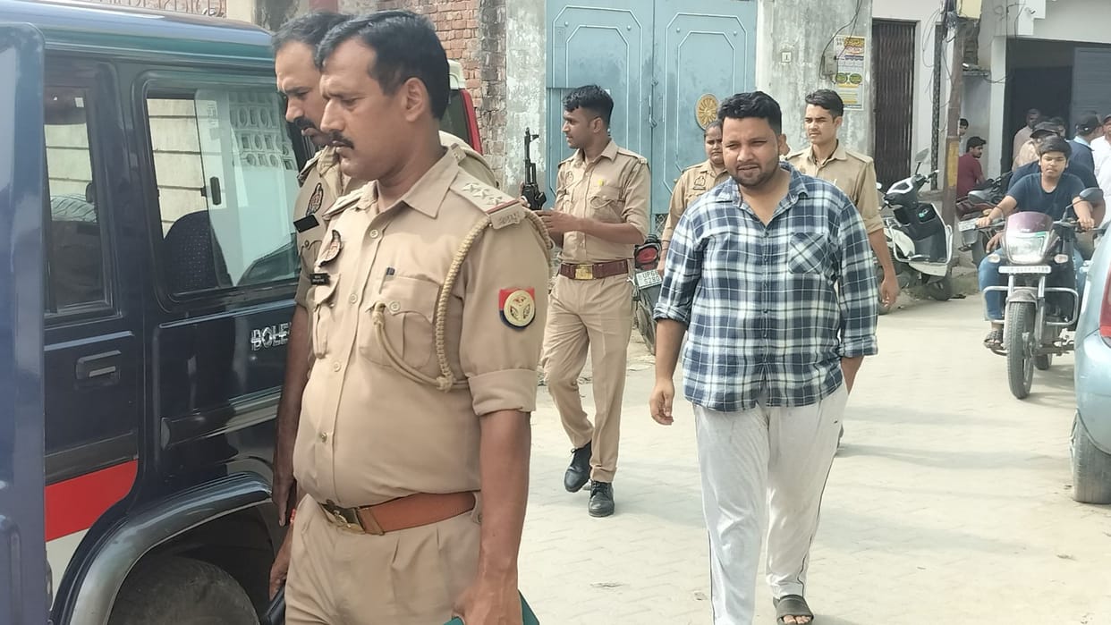 Police arrested Jaim Beg son of Bhadohi MLA Zahid Jamal Beg