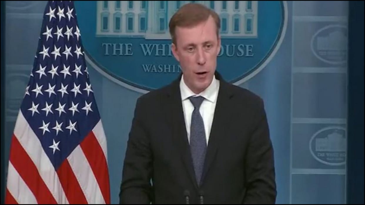 Jake Sullivan says Iran's attack on Israel failed no information on damage to military assets
