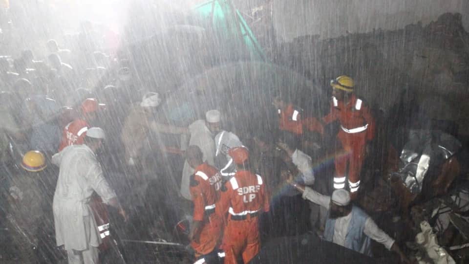 Meerut Building Collapse Neighbours said It felt as if a bomb had exploded There was noise with blast