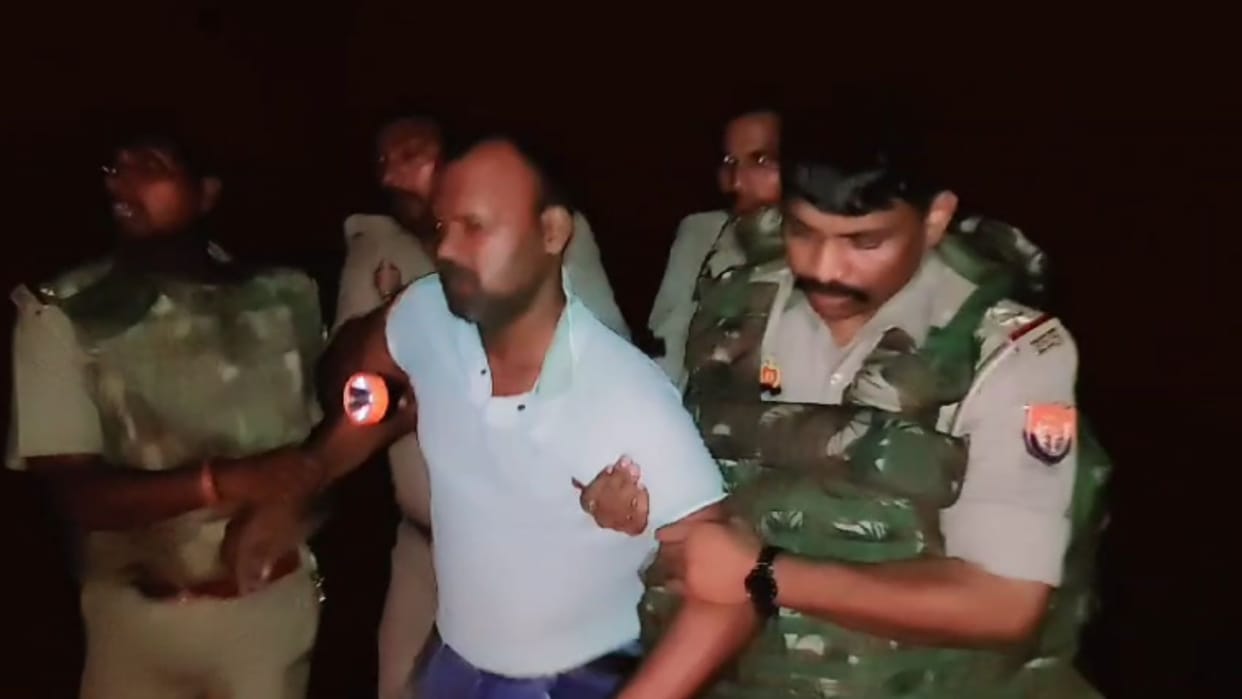 Police encounter in Ghazipur Criminal with bounty of 25 thousand arrested