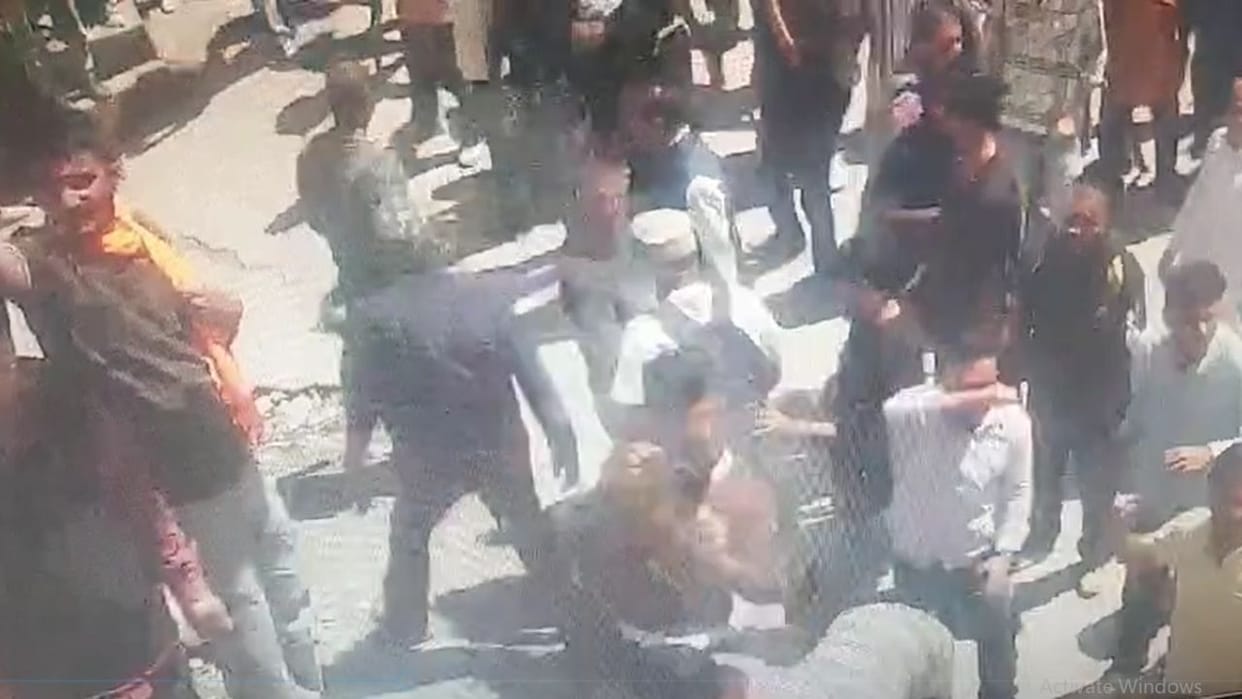 Sanjauli Mosque dispute 60 people were seen pelting stones in drone and video