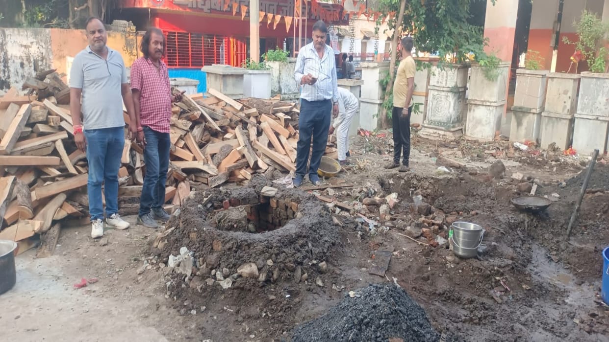 Chittorgarh : Preparations begin for Mahaprasadi for 50 thousand people in ongoing Ganpati immersion ceremony