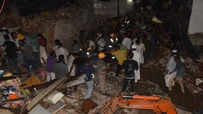 Accident in Meerut: Three-storey house collapsed, 14 people under the debris; 10 died, CM took cognizance
