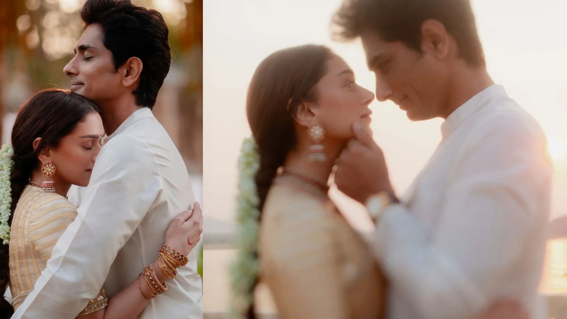 Bollywood actress Aditi Rao Hydari get married with Siddharth in traditional South Indian ceremony