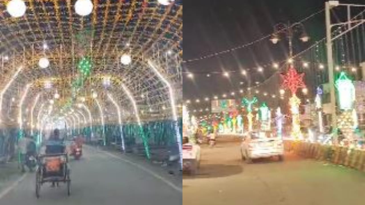 Grand decorations done for procession of Mohammadi on eid milad un nabi 2024 in Bareilly