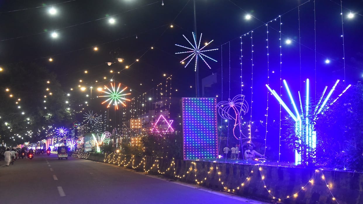 Grand decorations done for procession of Mohammadi on eid milad un nabi 2024 in Bareilly