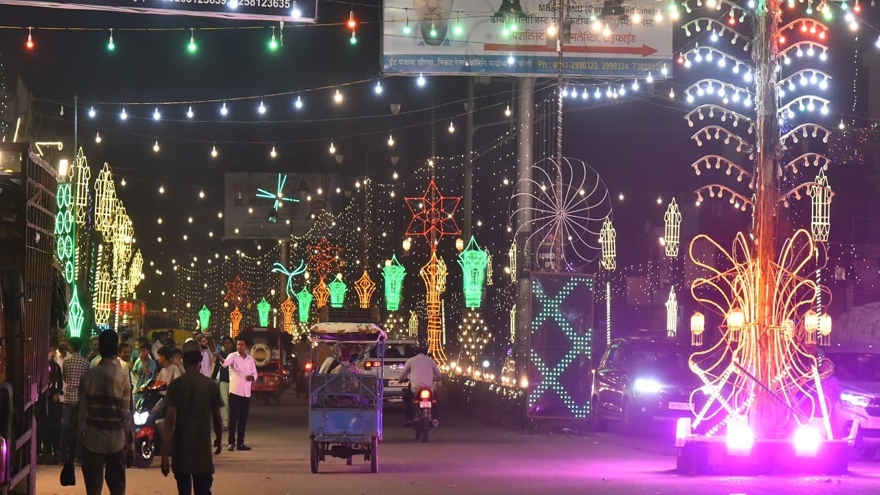 Grand decorations done for procession of Mohammadi on eid milad un nabi 2024 in Bareilly