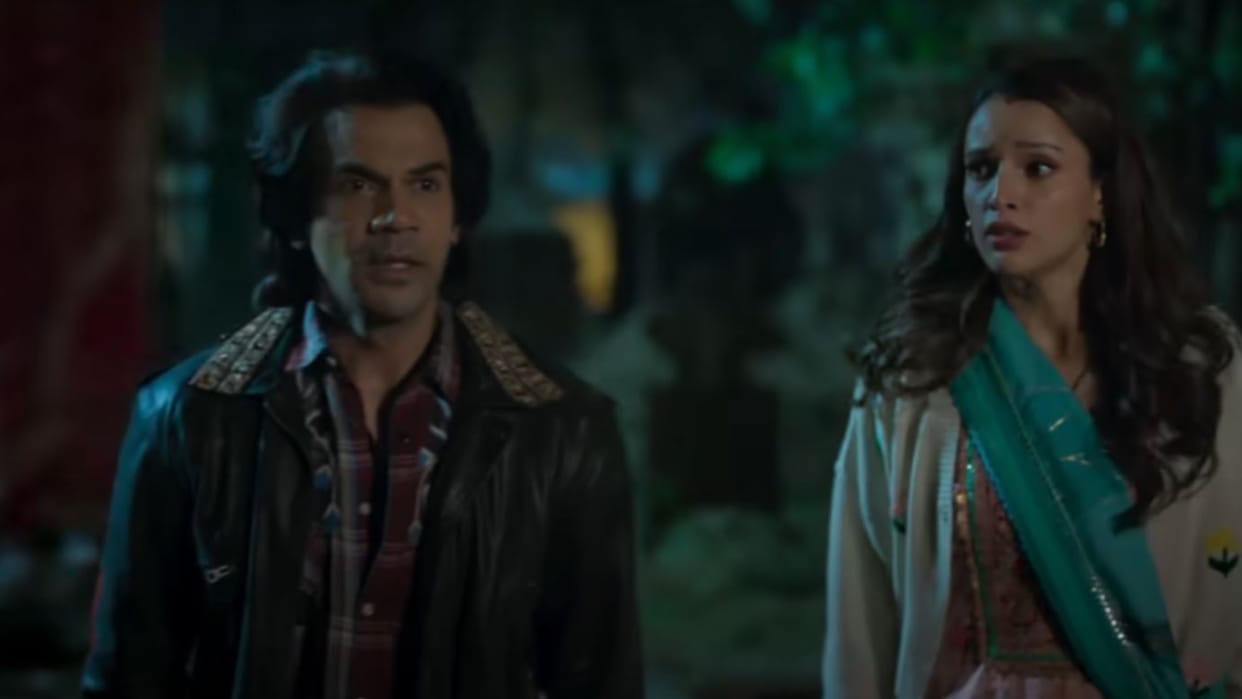 Rajkummar Rao Drops Funny Horror Graveyard Video Triptii Dimri Ahead of Vicky Vidya Ka Woh Wala Video Release