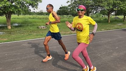 Bajrang and Asha took part in many marathons and created a history.