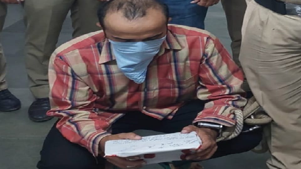 Former soldier arrested for chain snatching in haldwani