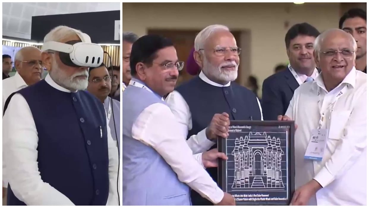 PM Modi interacts with rooftop solar unit scheme beneficiaries in Gujarat Latest News Update