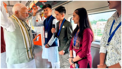 Vande Bharat Metro Train Prime Minister Narendra Modi inaugurates the Ahmedabad Metro Rail Project Updates