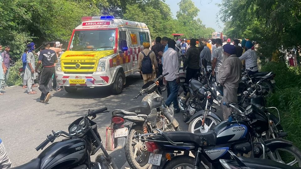 Four died in accident in sunam