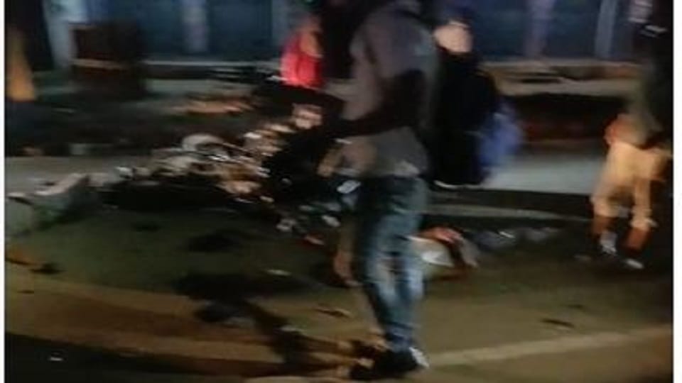 Two bikes collided with each other, two youth died