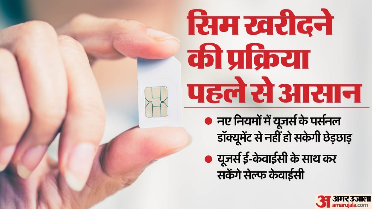 Now this is how you will get new SIM cards Telecom Department has changed the rules do this work in SIM port