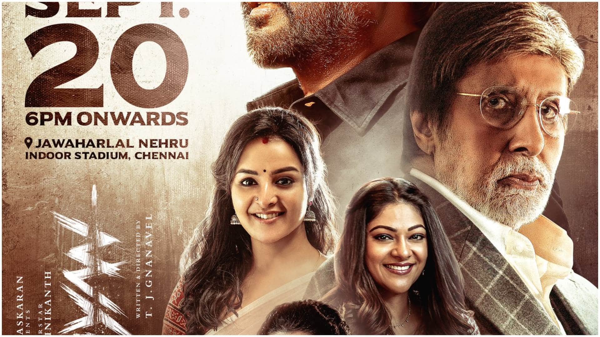 Vettaiyan box office collection day 1 rajinikanth amitabh bachchan fahad fassil rana daggubati