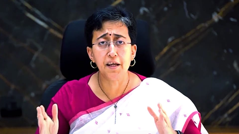 Atishi said despite tax collection Delhi is not getting its rightful money