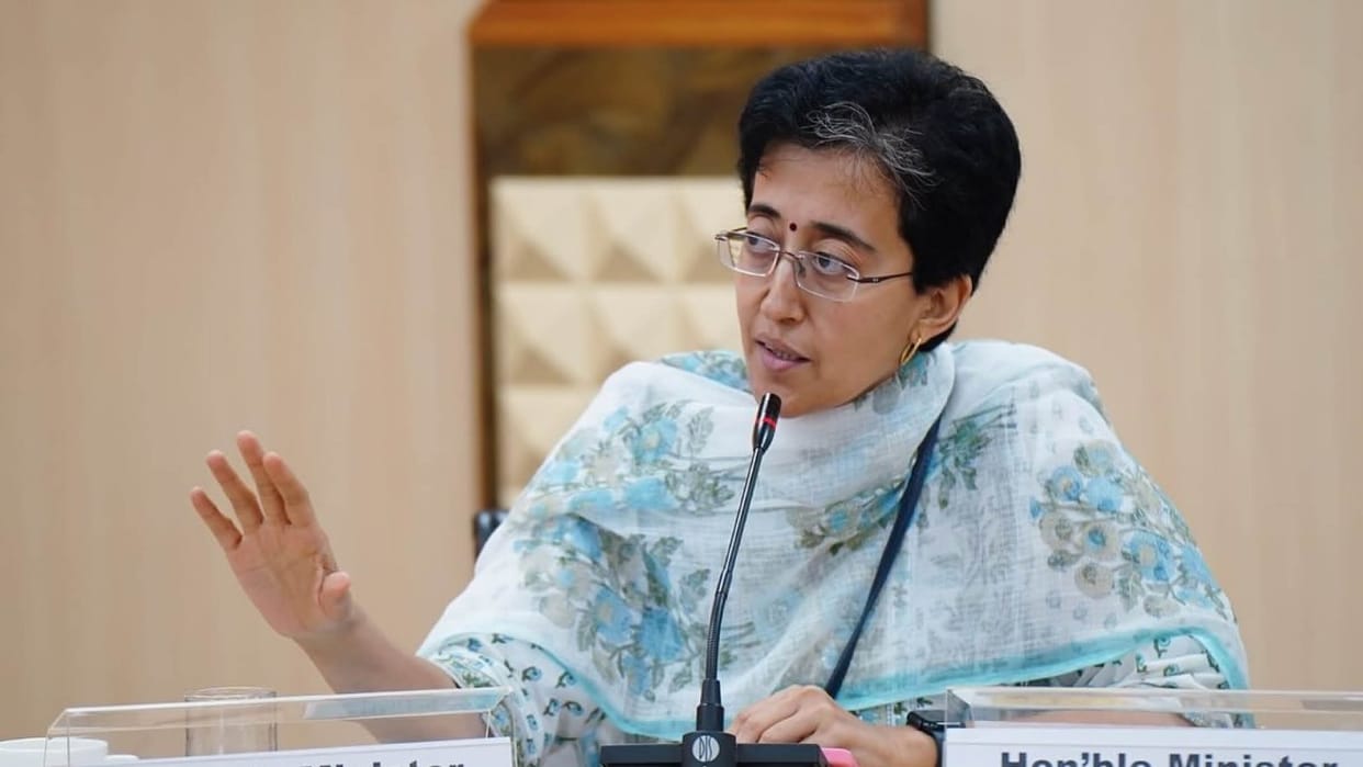 Ex Delhi CM Atishi and AAP oppose bulldozer action against slums