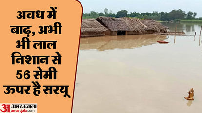 UP: Flood havoc continues in Awadh region, Saryu is flowing above the danger mark, many villages surrounded by