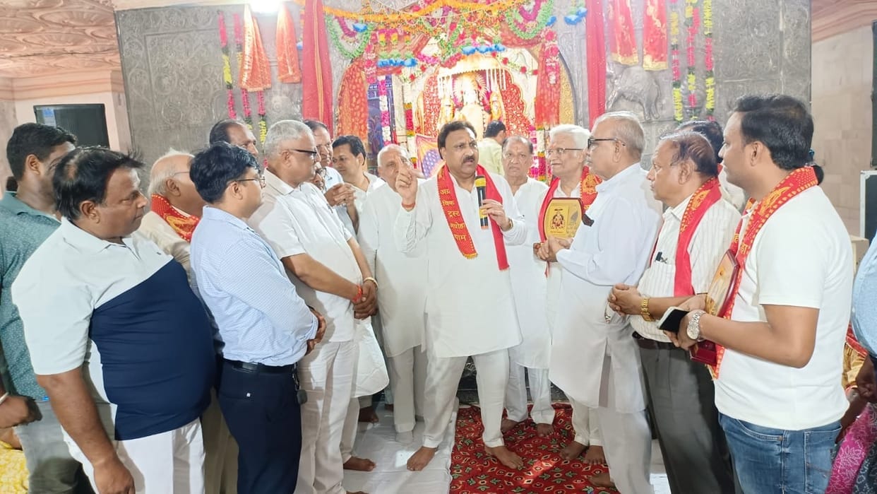 Bajrang Garg spoke in Hisar, resentment against government in Vaishya community