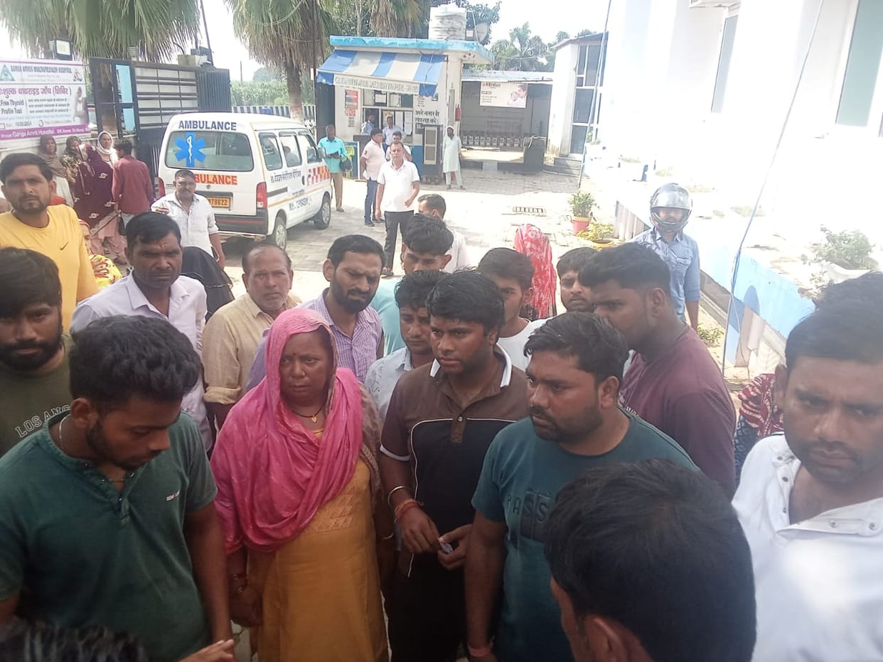 Shamli: Two farmers died during treatment in a private hospital, relatives accused of extorting money