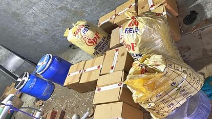 UP News: Narcotics raid in UP-Uttarakhand, fake medicines worth three crores, machines worth 8 crores seized