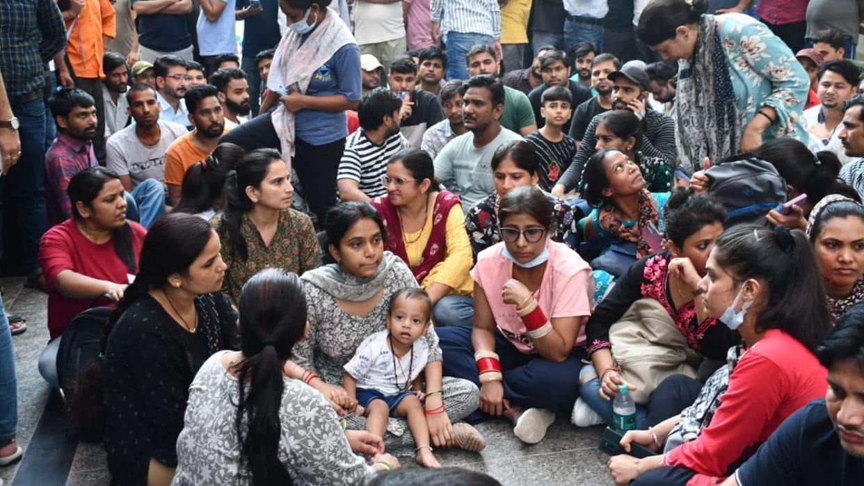BHU nursing officer death case Innocent boy kept picking up flower that fell father photo